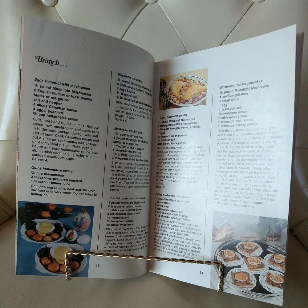 Good Things To Eat With Moonlight Mushrooms Vintage‎ Cookbook Pamphlet Booklet